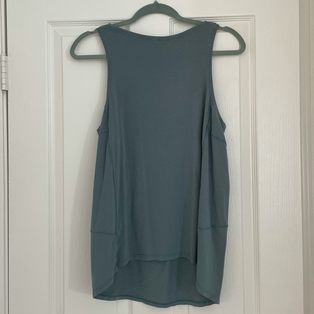 Long Blue Lululemon Tank Top
